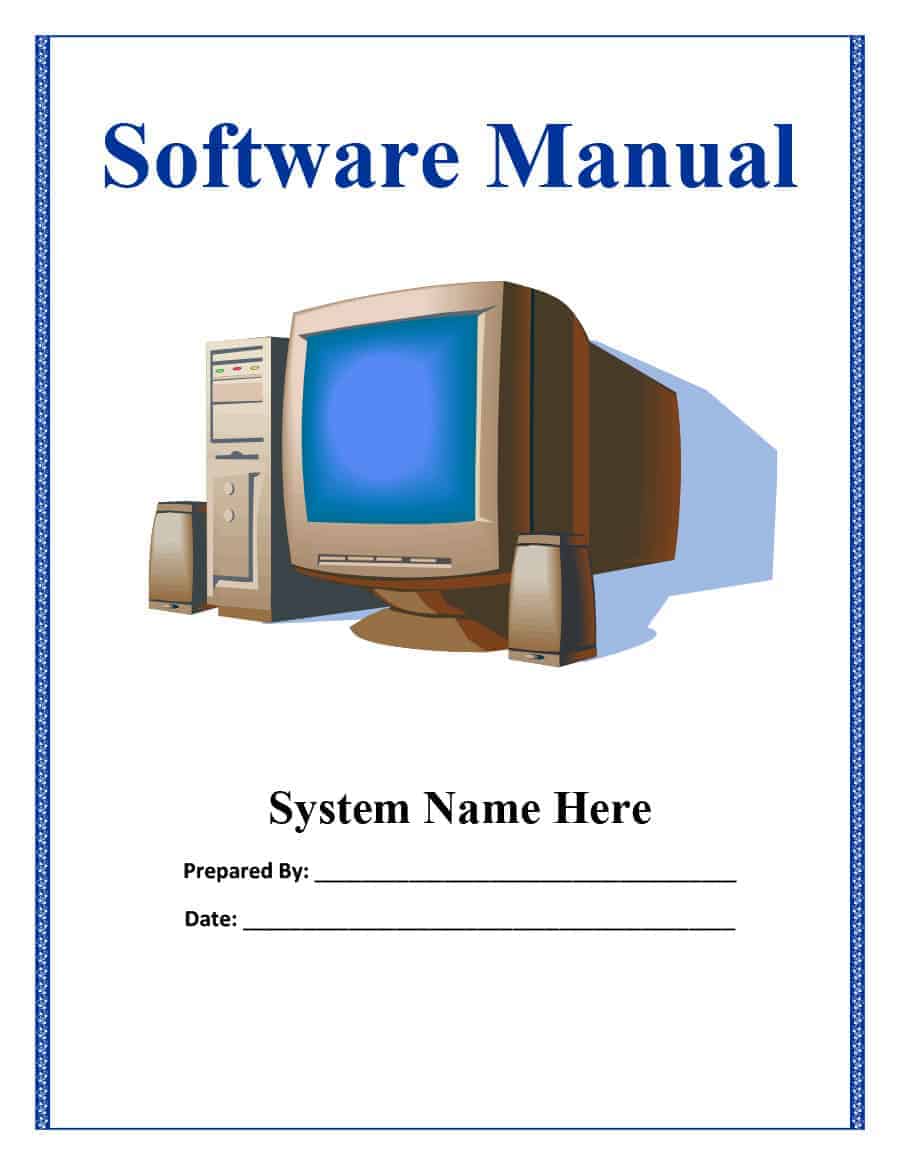 software user manual example